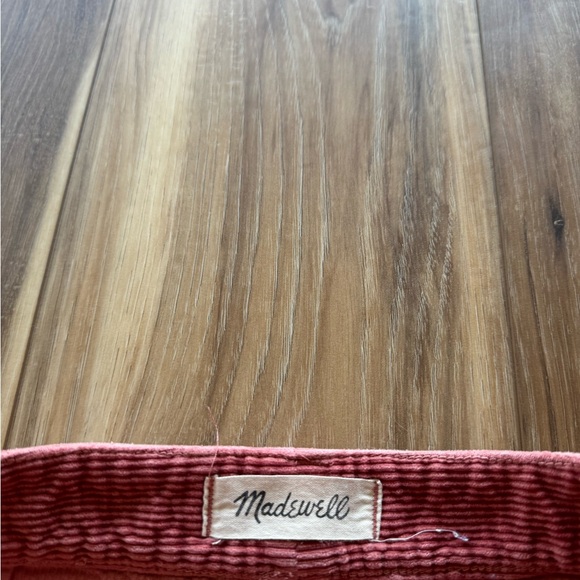 Madewell Slim Emmett Wide Leg Crop Corduroy Pants size 28 - Picture 7 of 8